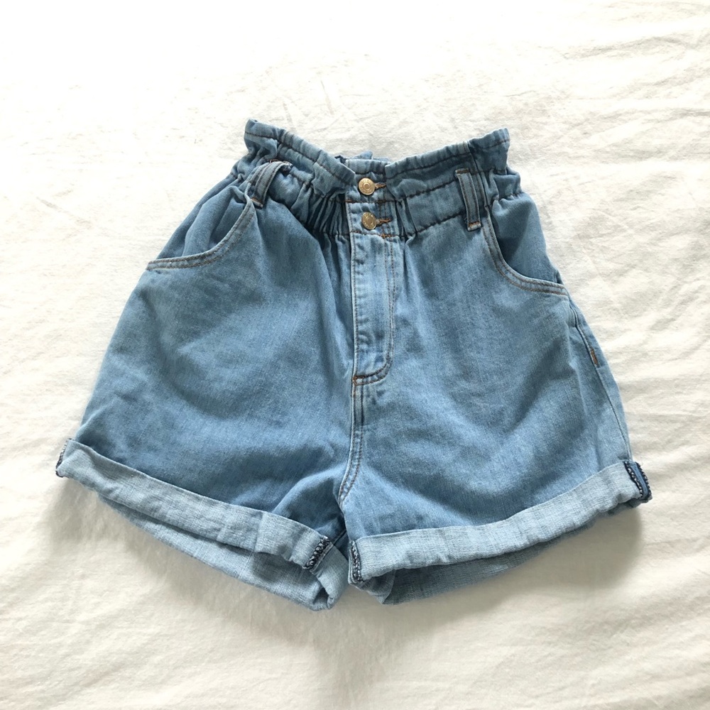 STS Blue High Waist Denim Jean Shorts Size 27